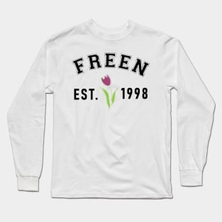 Freen Est 1998 in Black Design Long Sleeve T-Shirt